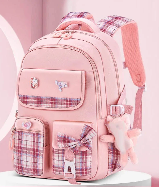 Sac à dos à carreaux ergonomique